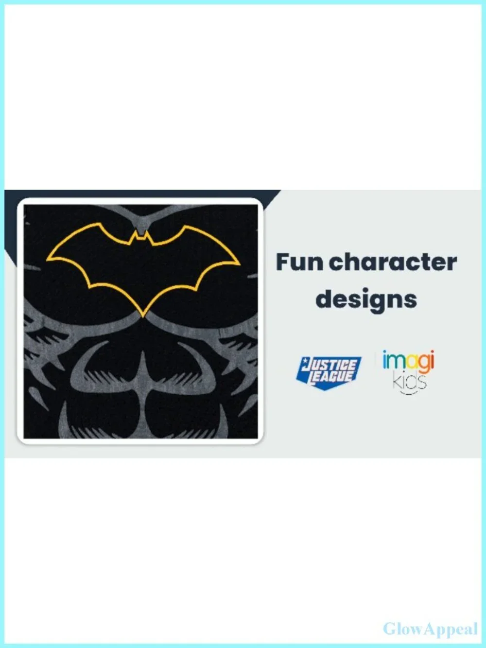 Toddler Boys Justice League Batman Cosplay Pajama Set 2-Piece Sleepwear